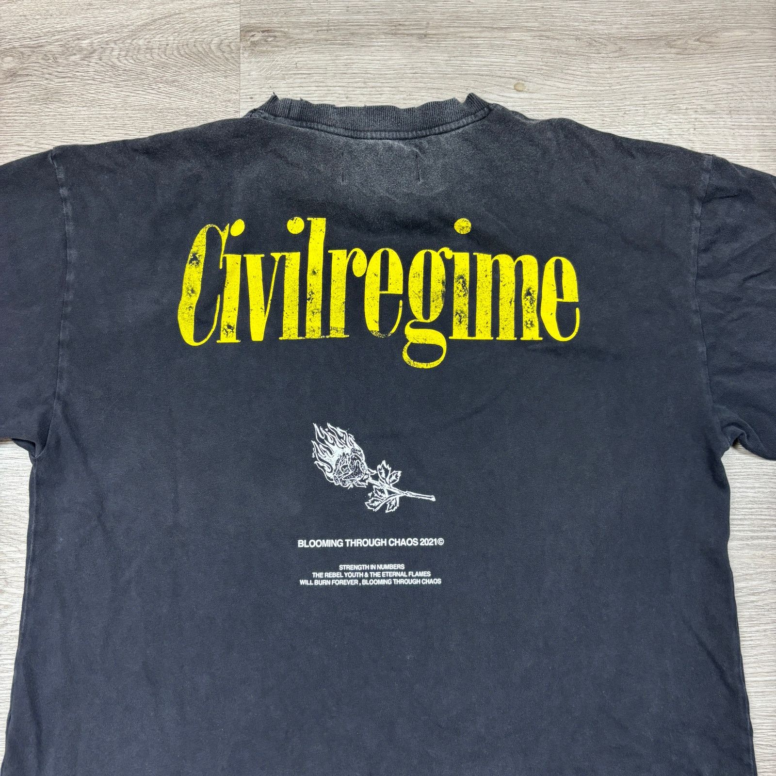 Civil Regime × Darc Sport Civil Regime The Rebel Youth Burning Rose Shirt Mens M 1/500 Size US M / EU 48-50 / 2 - 4 Thumbnail