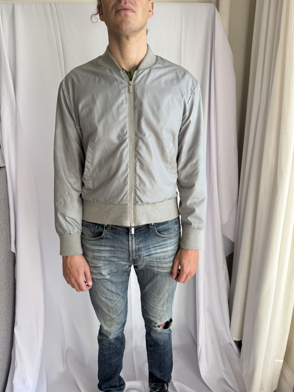 Thom Browne Lightweight Bomber Windbreaker Size US M / EU 48-50 / 2 - 1 Thumbnail