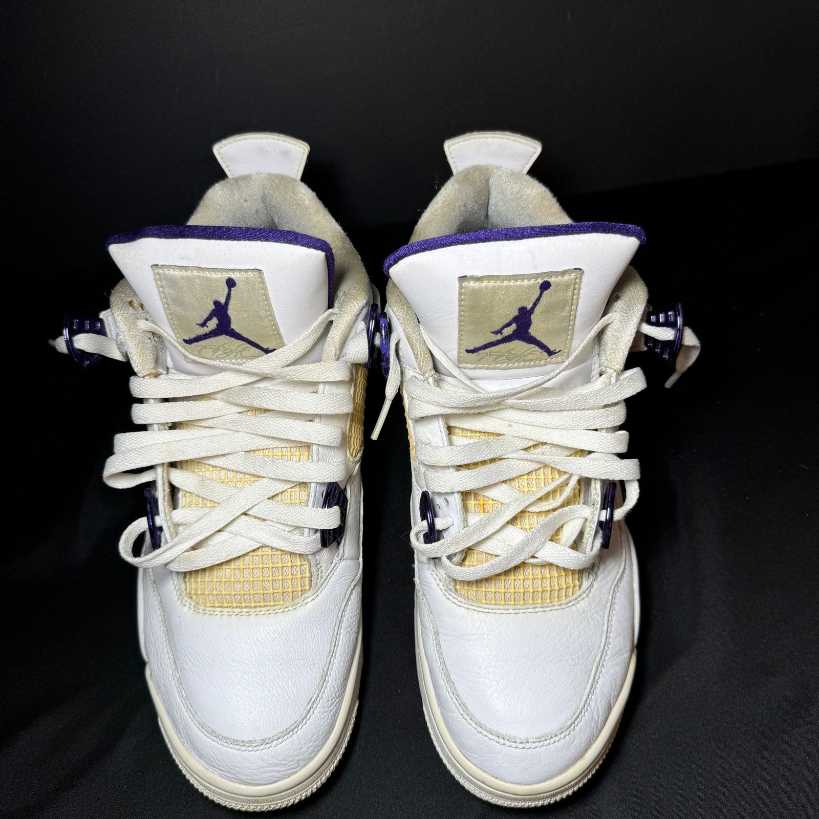 Jordan Brand × Nike Size 10.5 - Air Jordan 4 Retro Purple Metallic Men's Shoes Size US 10.5 / EU 43-44 - 4 Thumbnail