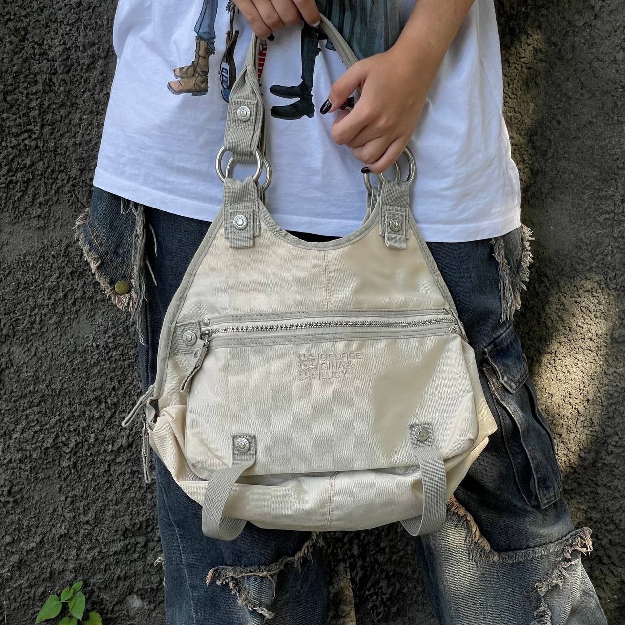 Hypebeast × Japanese Brand Vintage GGL Bag George Gina & Lucy Y2K 90s USA Japan Size ONE SIZE - 2 Thumbnail