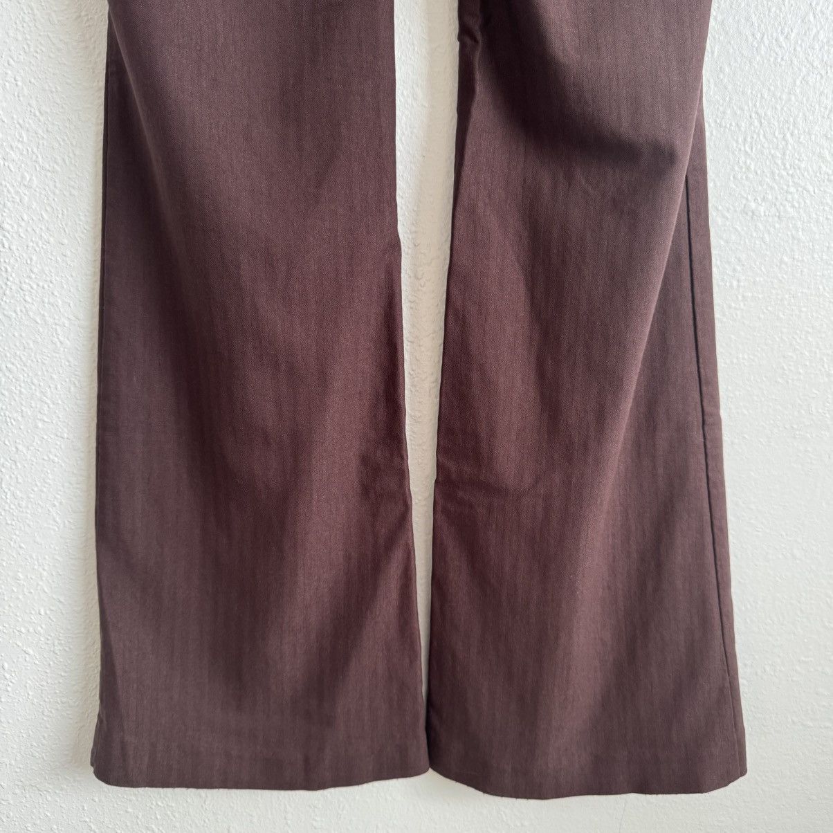 Other CHARLOTTE RUSSE Y2K Brown Stretch Wide Leg Trouser Pants Size 30" / US 8 / IT 44 - 8 Thumbnail