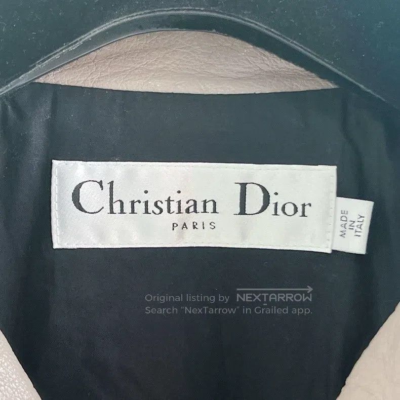 Dior Dior Long-sleeved leather jacket with lapel zipper Size XS / US 0-2 / IT 36-38 - 7 Thumbnail