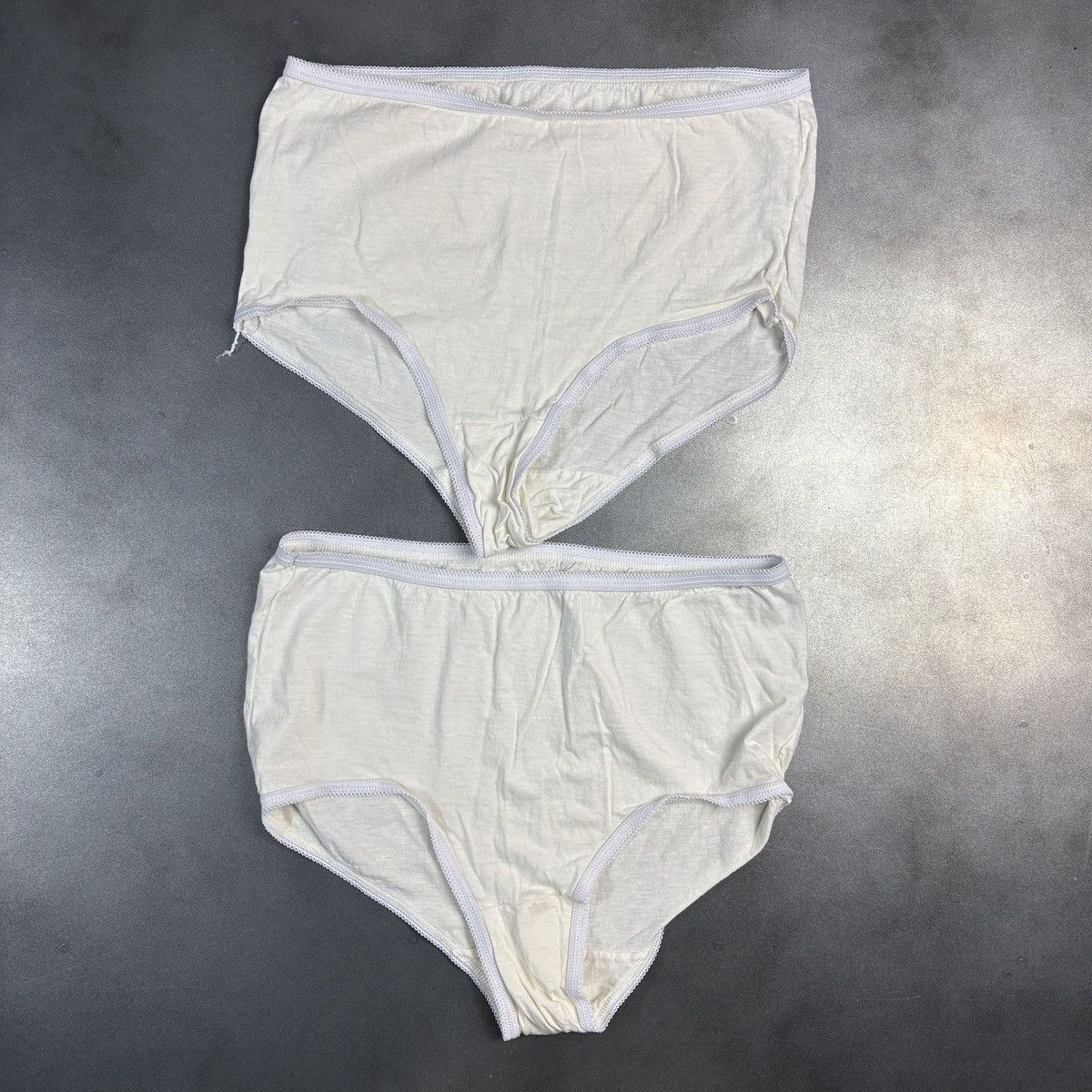 JCPenney × Vintage Lot of 10 1970s Underwear Vintage JC Penney White Cotton 70s Size ONE SIZE - 4 Thumbnail
