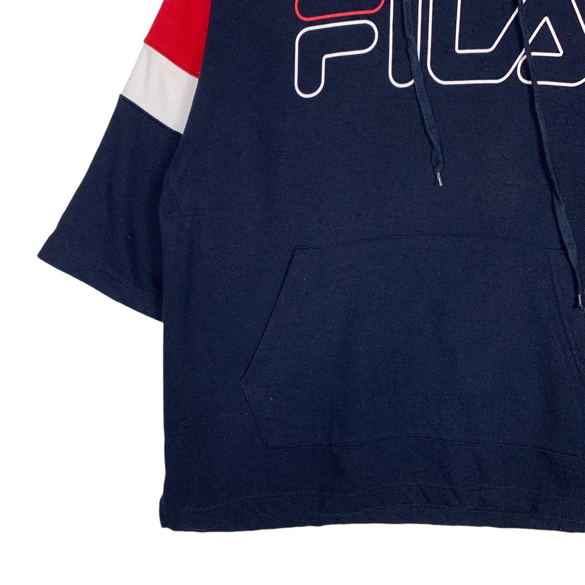 Fila FILA Short Sleeve Pullover Hoodies #1547-C69 Size US L / EU 52-54 / 3 - 3 Thumbnail