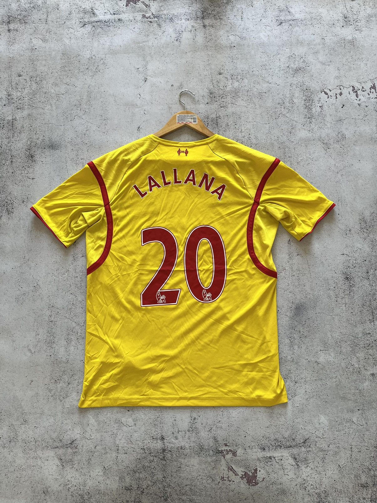 Vintage × Warrior WARRIOR LIVERPOOL 2014/2015 AWAY SOCCER JERSEY,#20 LALLANA Size US L / EU 52-54 / 3 - 1 Thumbnail
