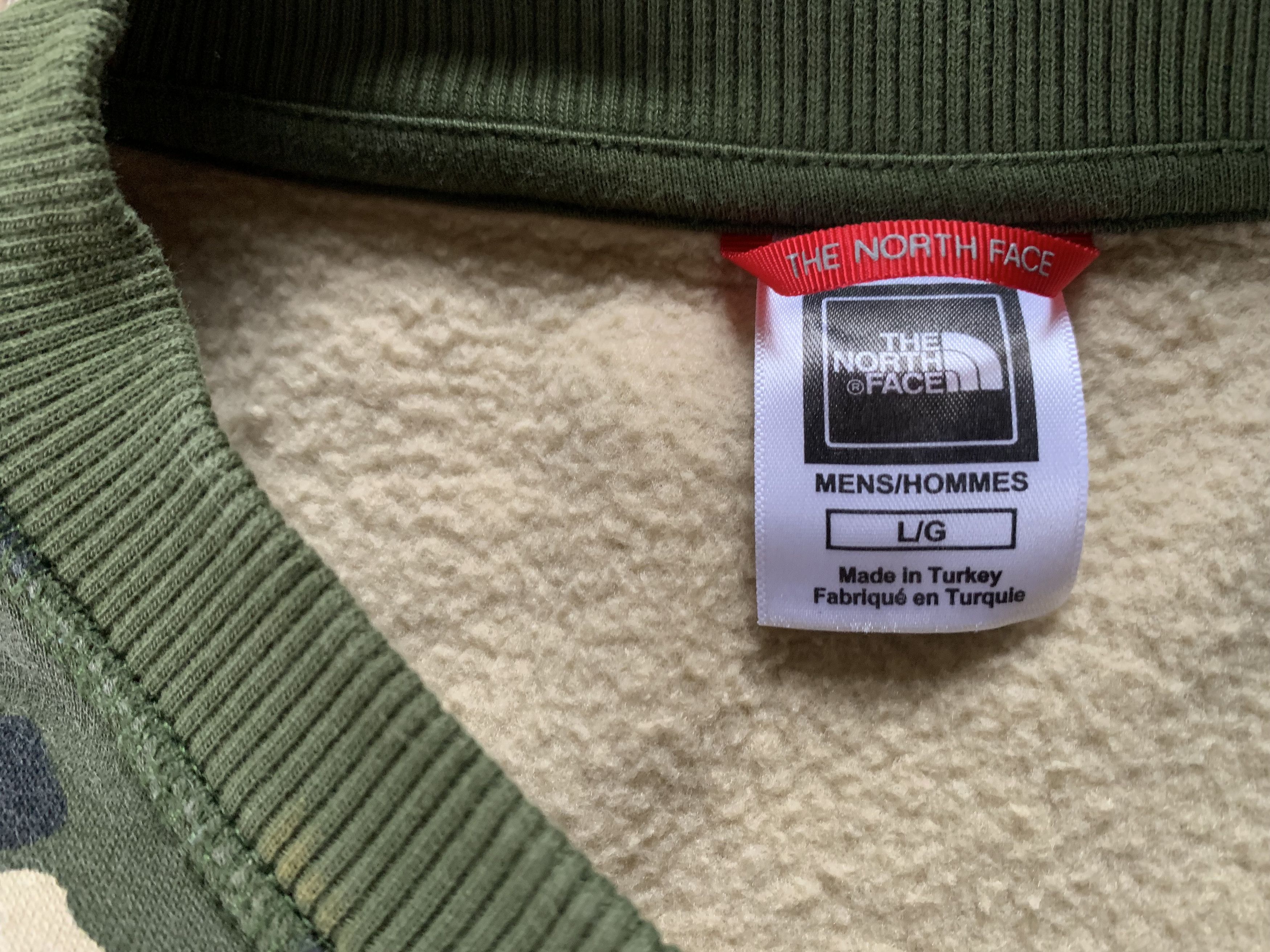 The North Face Mens The North Face Camo Sweatshirt Size US M / EU 48-50 / 2 - 7 Thumbnail