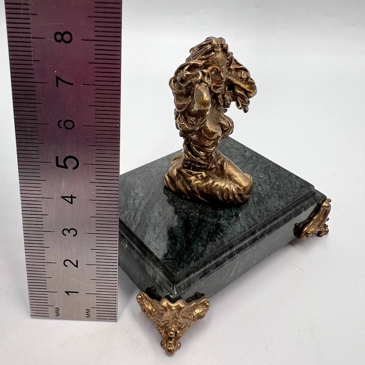 Vintage Bronze Virgo Zodiac Figurine Astrology Sculpture Size ONE SIZE - 3 Thumbnail