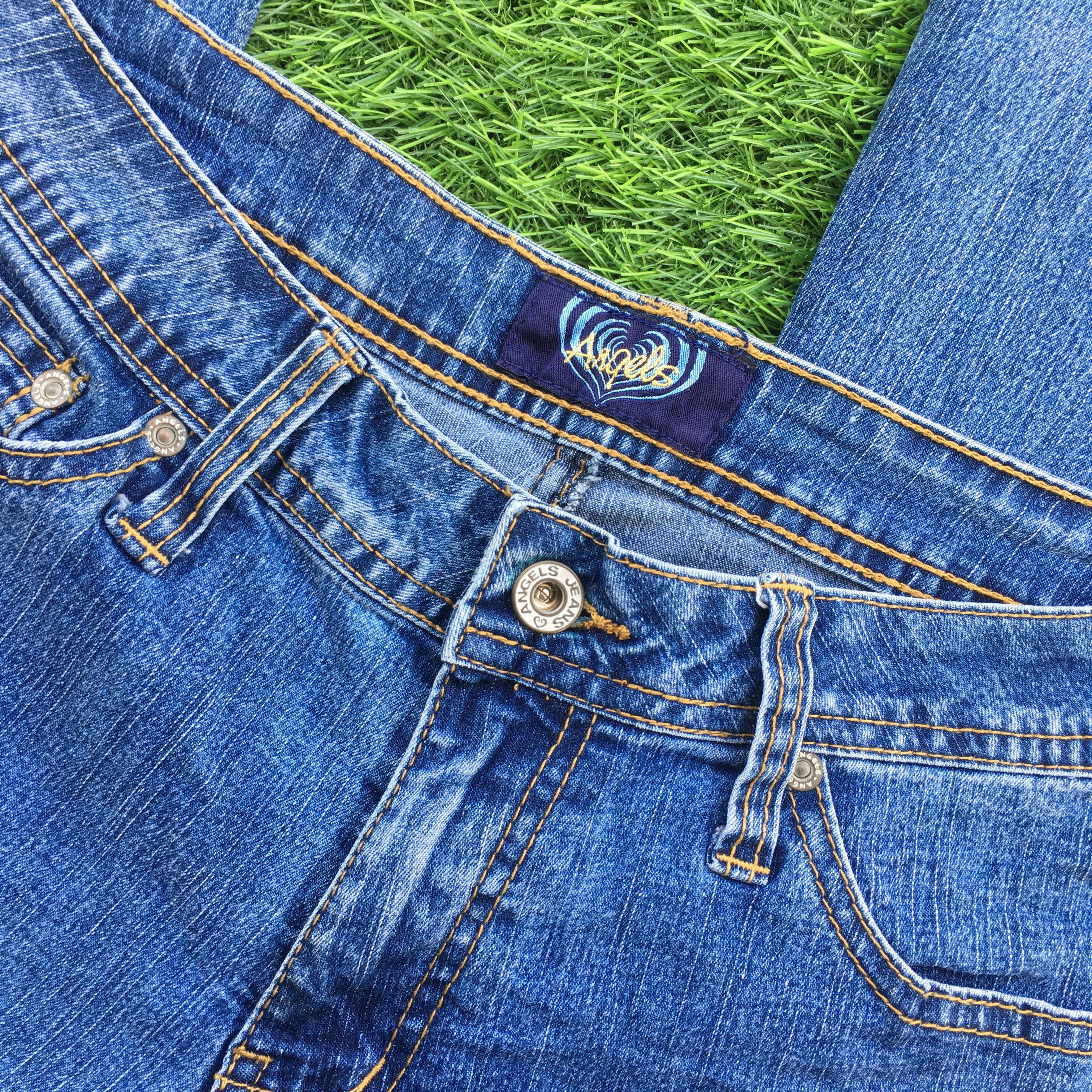 Designer × Jean Distressed Bootcut Stretch Jeans D-941 Size 26" / US 2 / IT 38 - 5 Thumbnail