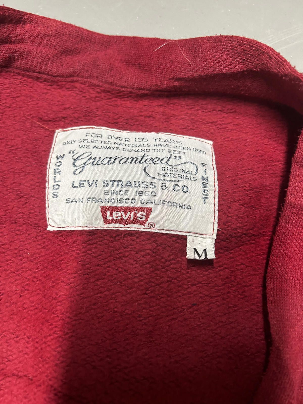 Levi's Vintage Levi's Red Cardigan with Embroidered Patches Size US M / EU 48-50 / 2 - 4 Thumbnail