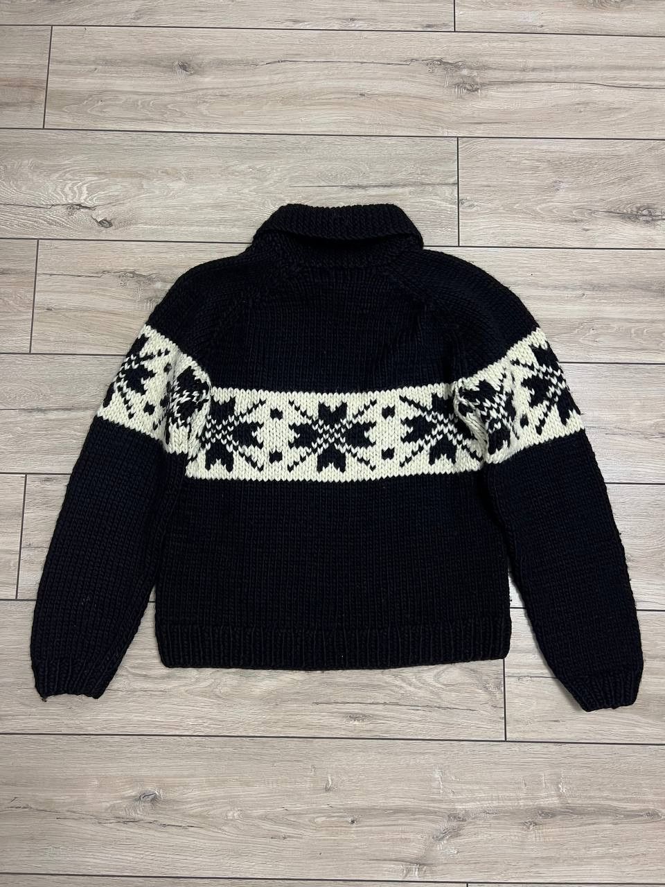 Polo Ralph Lauren 2005 Hand-Knit Ralph Lauren Polo Fair Isle Shawl Sweater XL Size US XL / EU 56 / 4 - 3 Thumbnail