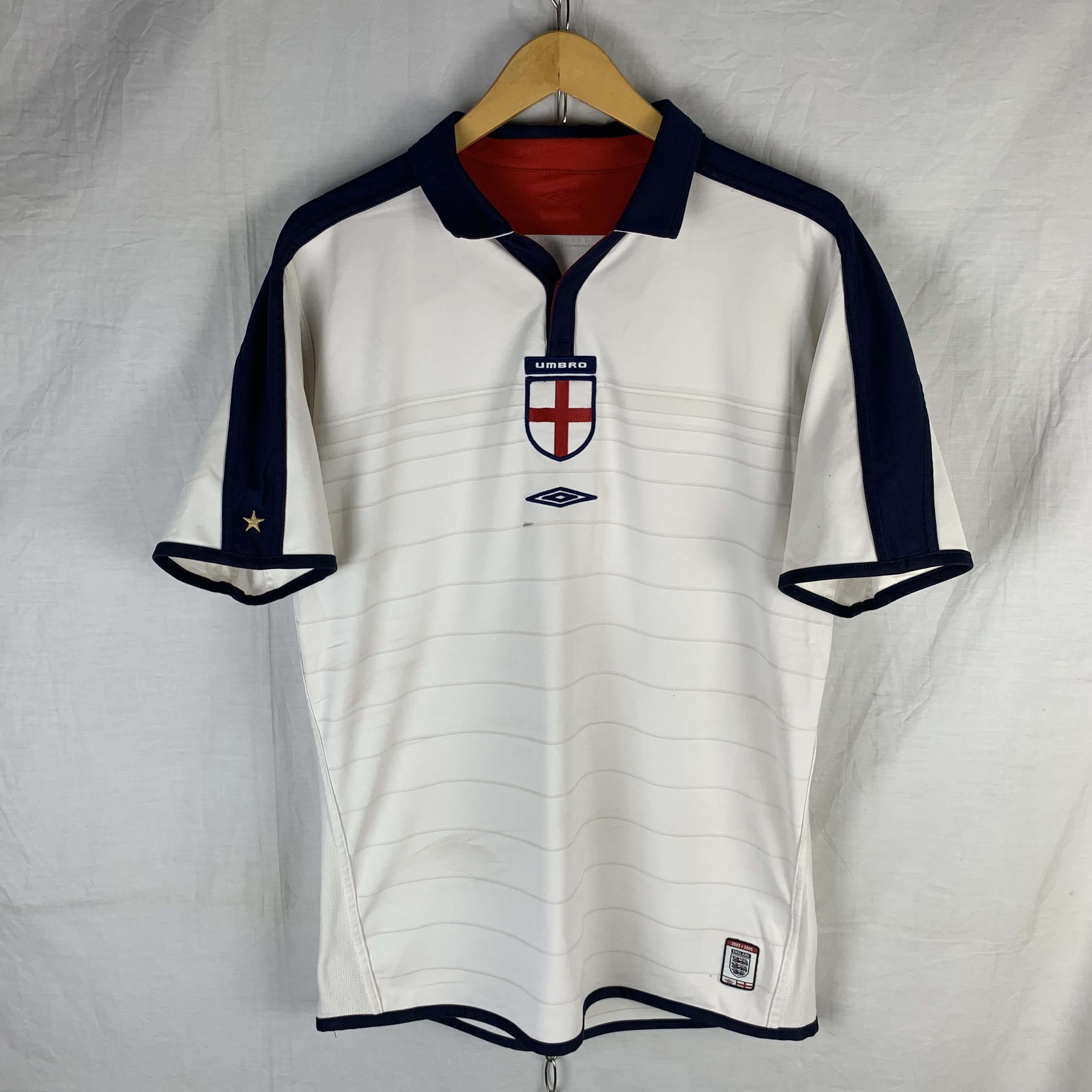 Umbro 2003/05 Umbro England Reversible Jersey Size US M / EU 48-50 / 2 - 5 Thumbnail