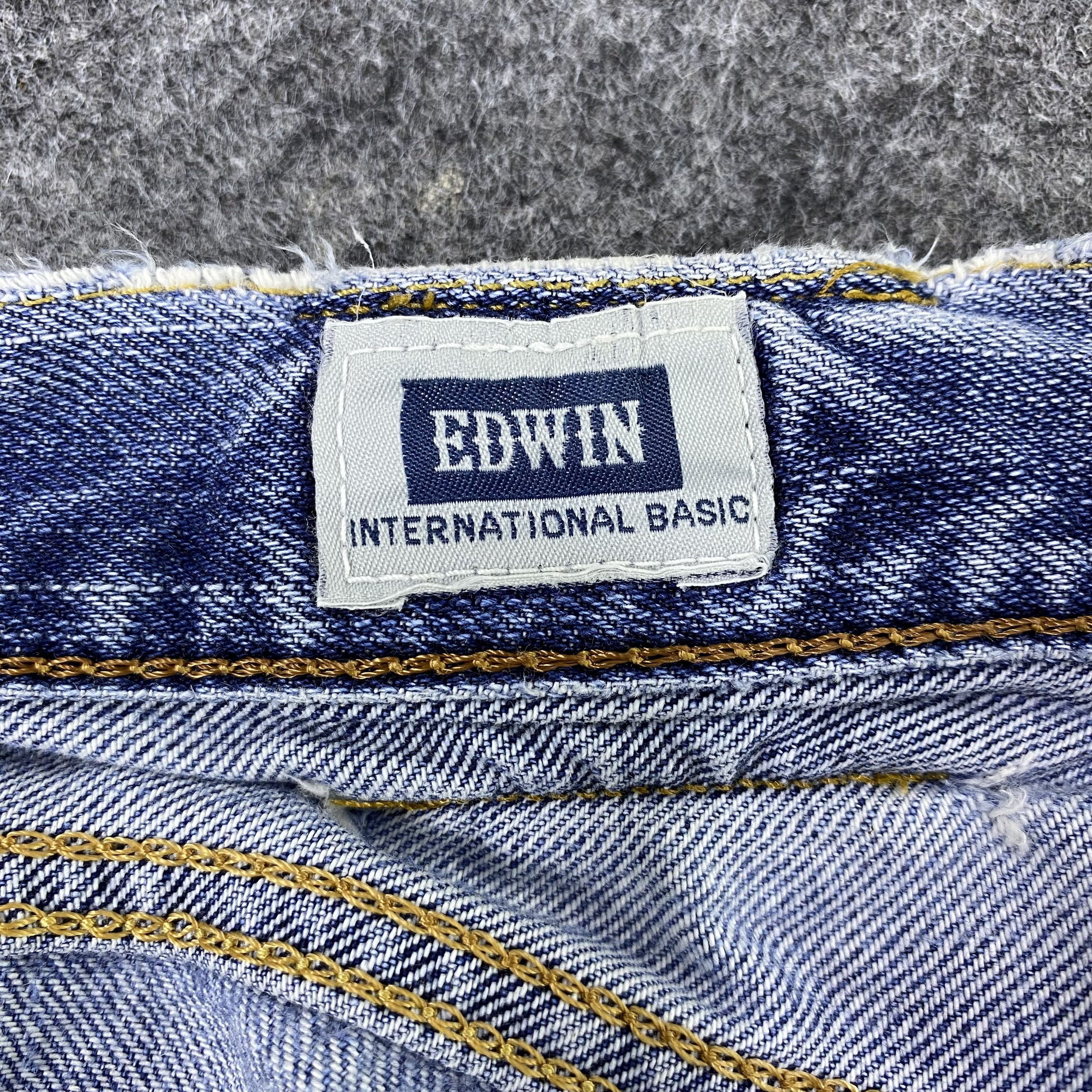 Edwin × Japanese Brand × Vintage Vintage Edwin 403 Blue Wash Denim-J1184 Size US 32 / EU 48 - 8 Thumbnail