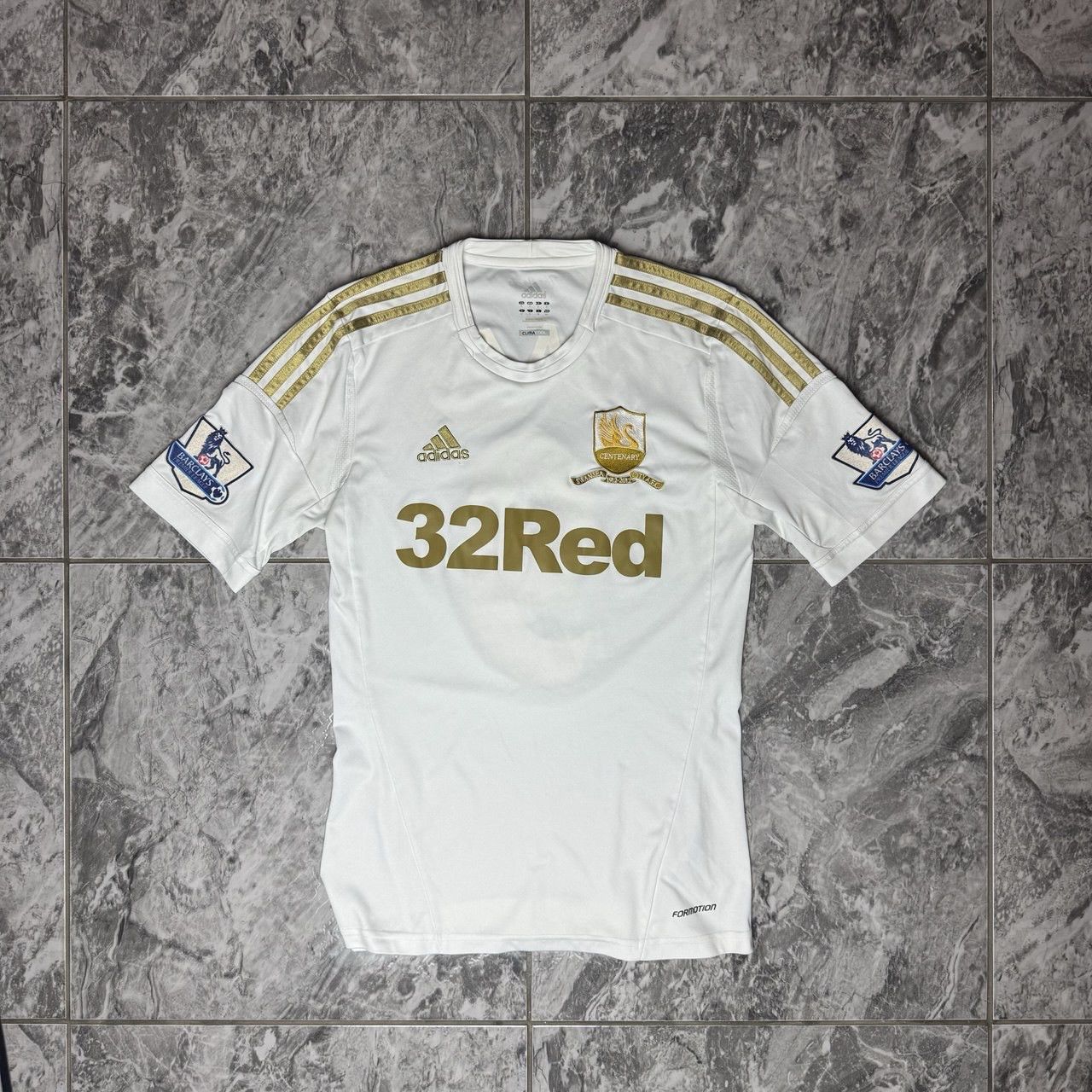 Adidas 2012-2013 Adidas Swansea City Isaac Home Football Shirt Size US M / EU 48-50 / 2 - 1 Thumbnail