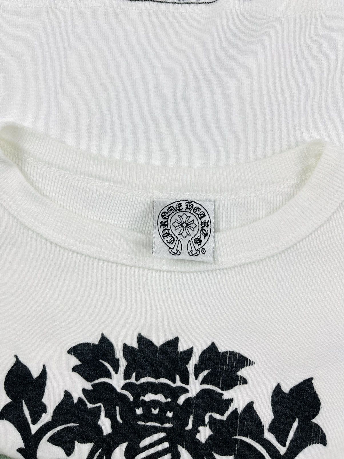 Chrome Hearts Chrome Hearts Dagger Logo Cropped Mini Baby Tee Tshirt Size ONE SIZE - 5 Thumbnail