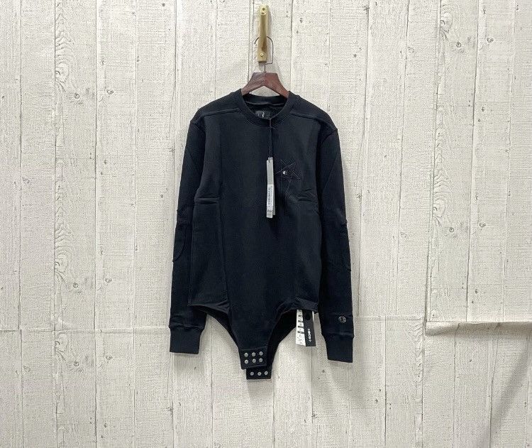 Rick Owens Rick Owens RO Champion black jumpsuit sweater - DMC Size US XS / EU 42 / 0 - 1 Thumbnail