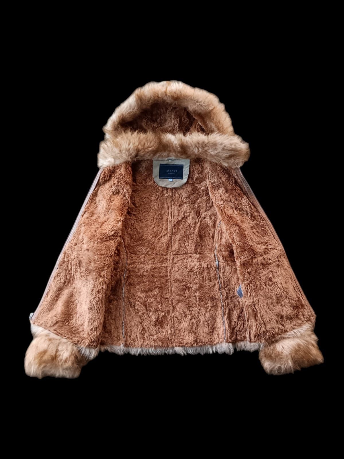 Vintage Avanti NewYork suede fur hoodie style jacket Size US M / EU 48-50 / 2 - 3 Thumbnail