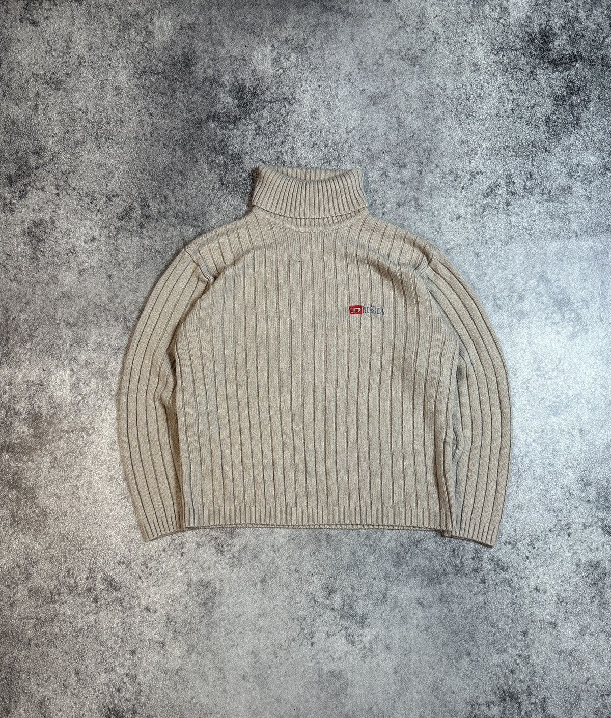 Diesel Y2K Vintage Diesel Small Logo knitwear Avant Garde Opium VTg Size US L / EU 52-54 / 3 - 1 Thumbnail