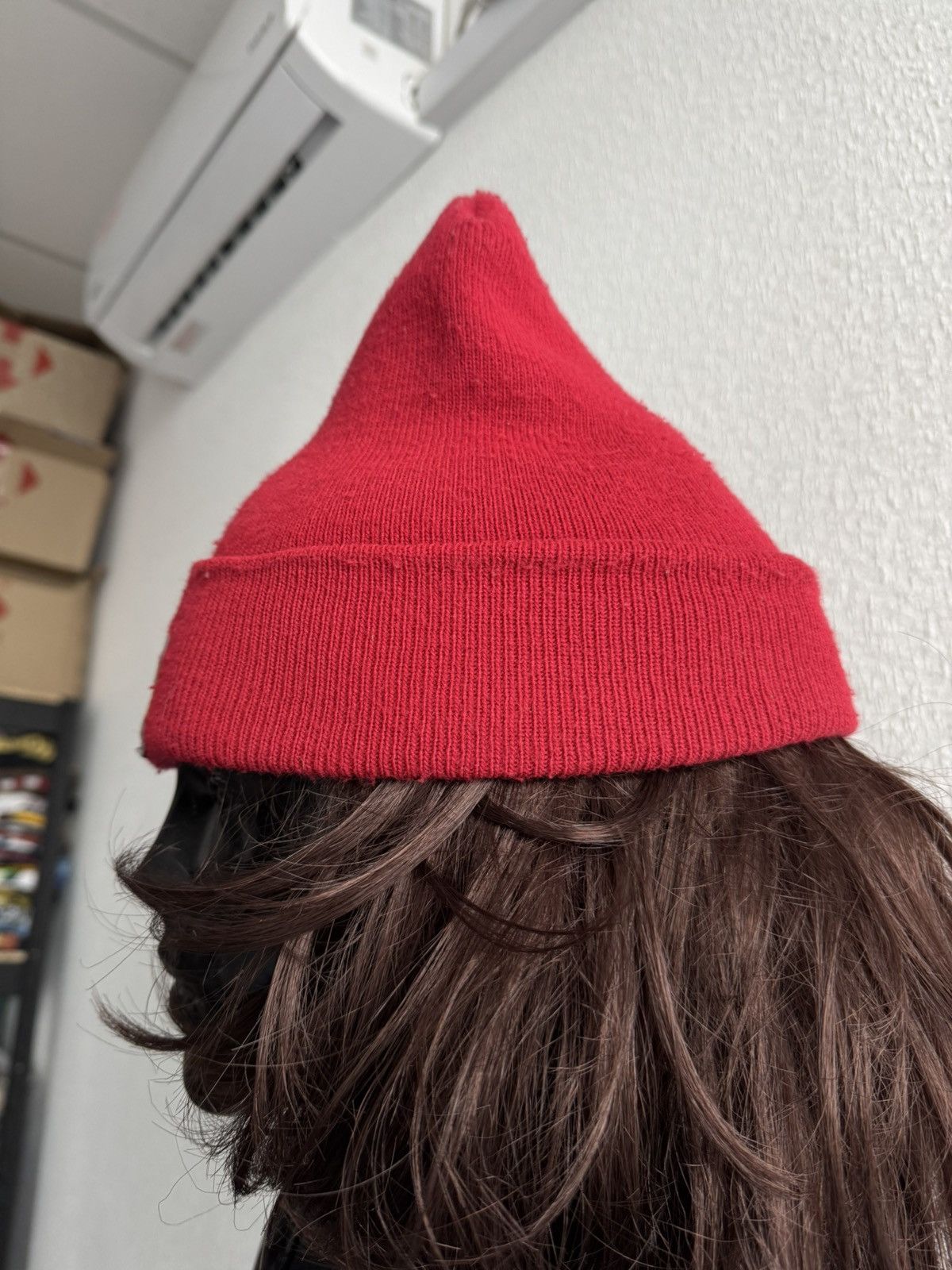 Vintage 😍Red Carhartt vintage 00s beanie unisex Size ONE SIZE - 2 Thumbnail