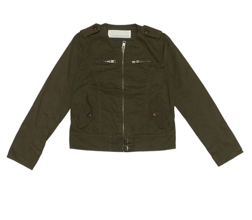 Sunao Kuwahara Issey Miyake Sunao Kuwahara Cropped Jacket Army Green Size M / US 6-8 / IT 42-44 - 1 Thumbnail