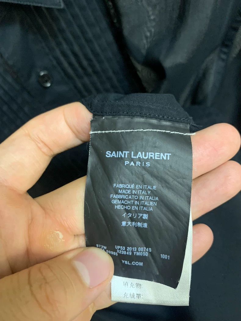 Saint Laurent Paris Saint Laurent Paris 2013FW organza sheer accordion shirt Size XS / US 0-2 / IT 36-38 - 4 Thumbnail