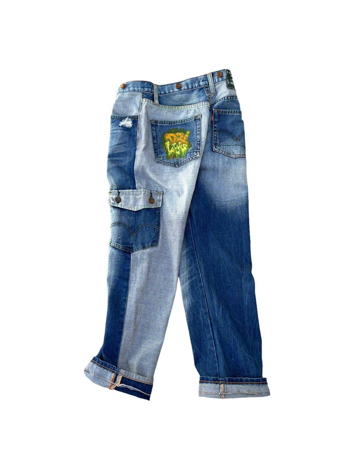 image of Levi's X Clot X Dr. Romanelli Denim Jeans in Blue, Men's (Size 30)