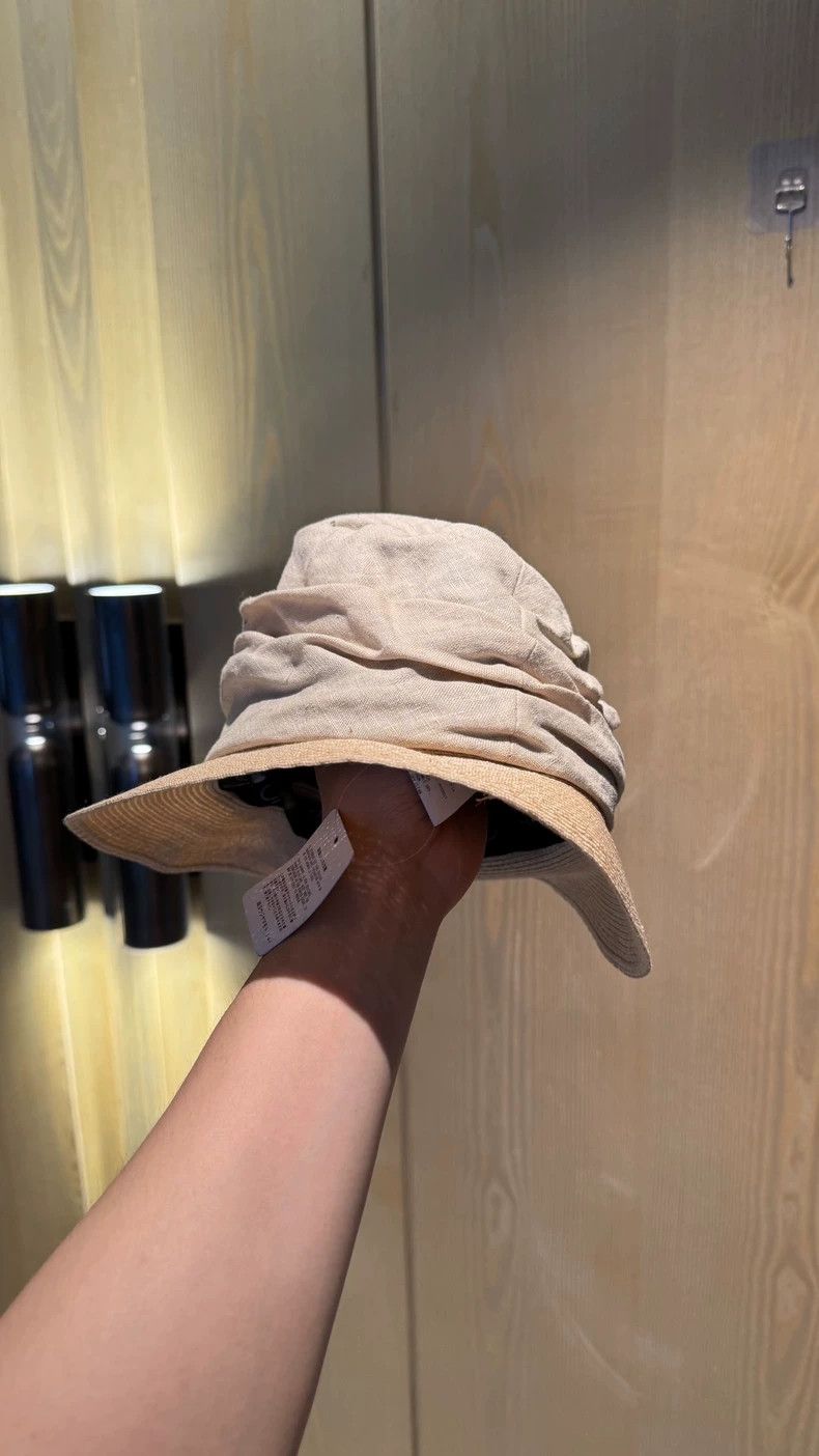Yohji Yamamoto Yohji Yamamoto Cotton and linen hat Size ONE SIZE - 3 Thumbnail