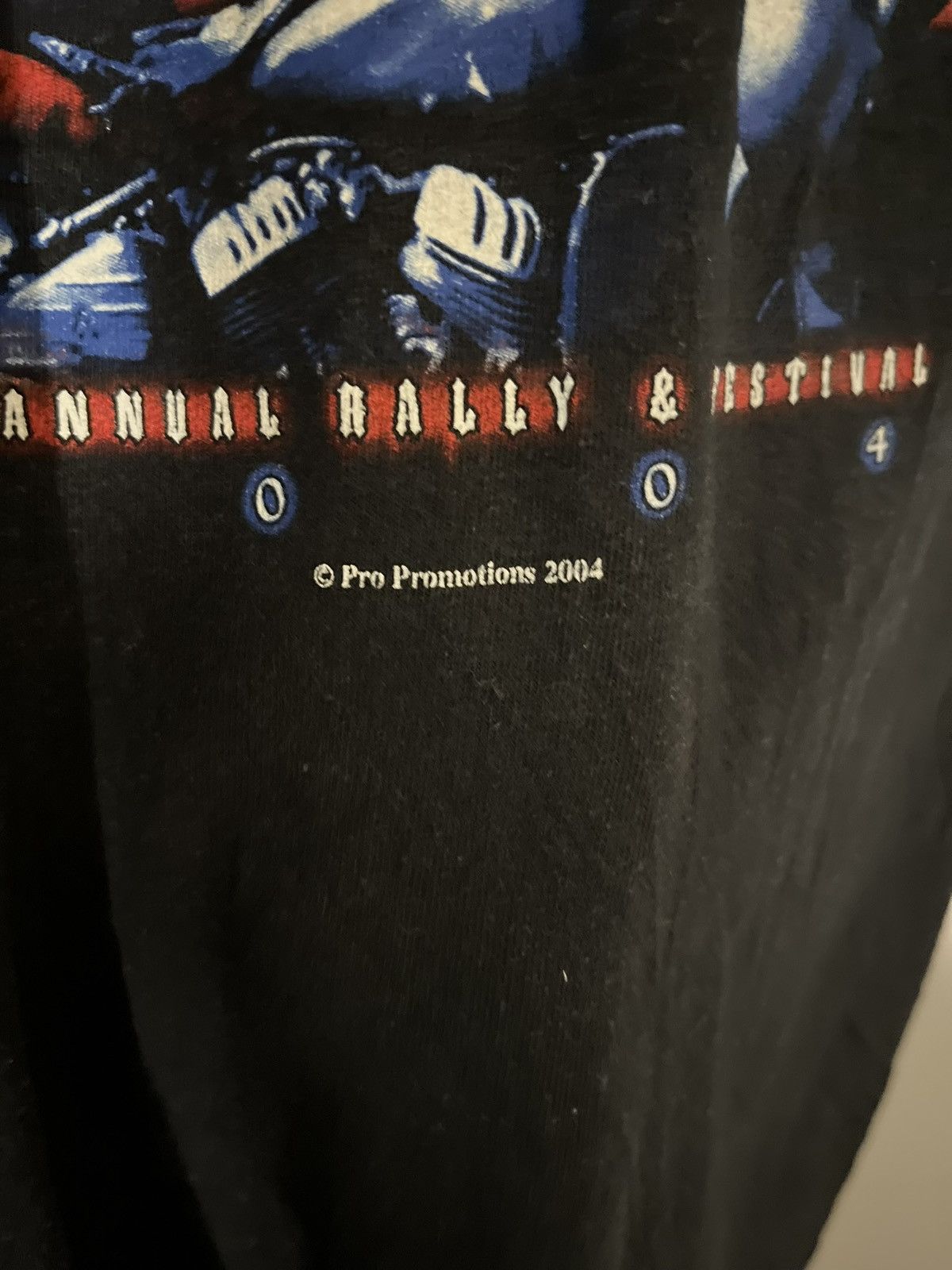 Harley Davidson Vintage Biker Rally Tee Shirt Size US XL / EU 56 / 4 - 5 Thumbnail