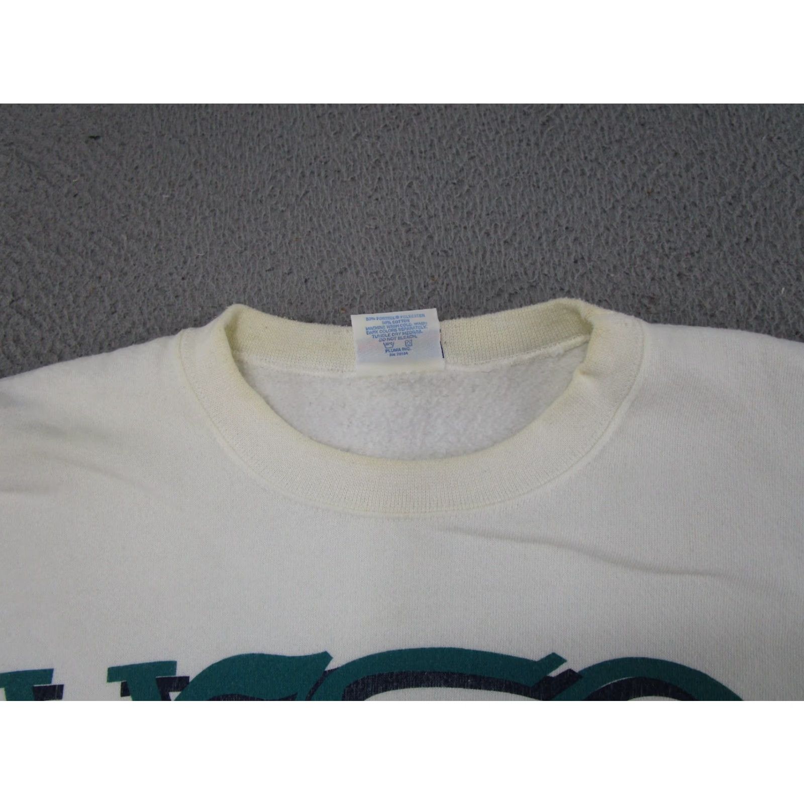 Vintage VTG Wisconsin Special Olympics Pullover Crewneck Sweatshirt 2XL White Cotton Fleece Santee Mens Sweatshirt 90s Sports Hooded Vintage Read Size US XXL / EU 58 / 5 - 4 Thumbnail