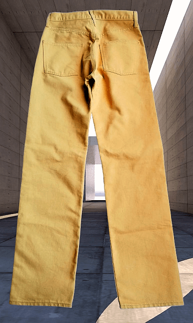 Calvin Klein × Heron Preston Rusty yellow jeans Size US 30 / EU 46 - 15 Thumbnail
