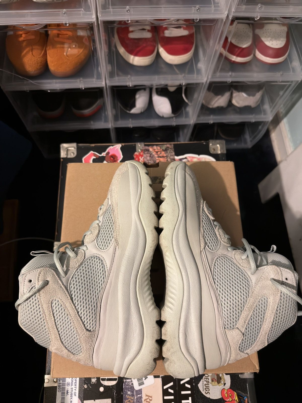 Adidas Yeezy Desert Boot Salt Size US 10.5 / EU 43-44 - 5 Thumbnail