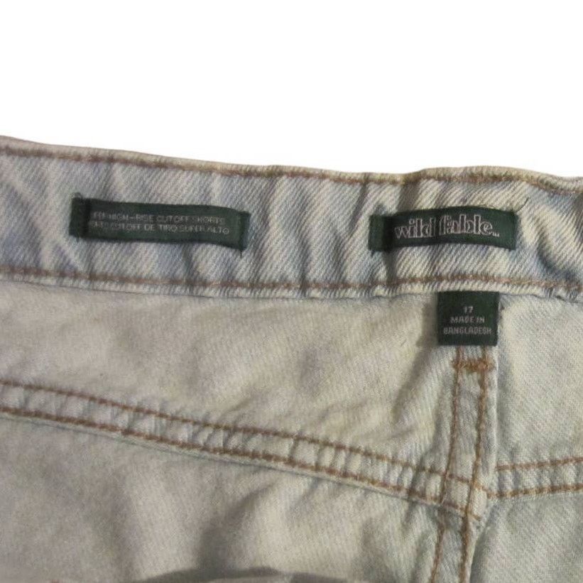 Other Wild Fable High-Rise Distressed Denim Cutoff Shorts 17 Size 37" - 8 Thumbnail
