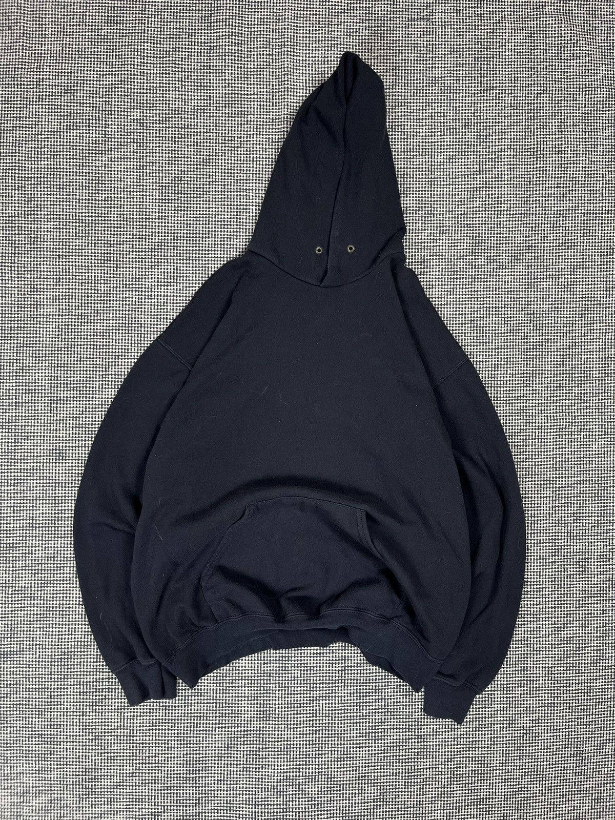 00'S Fruit of the Loom plain blank sweatshirt, sweatshirt, men's size XL cotton navy blue type Vintage Second Hand