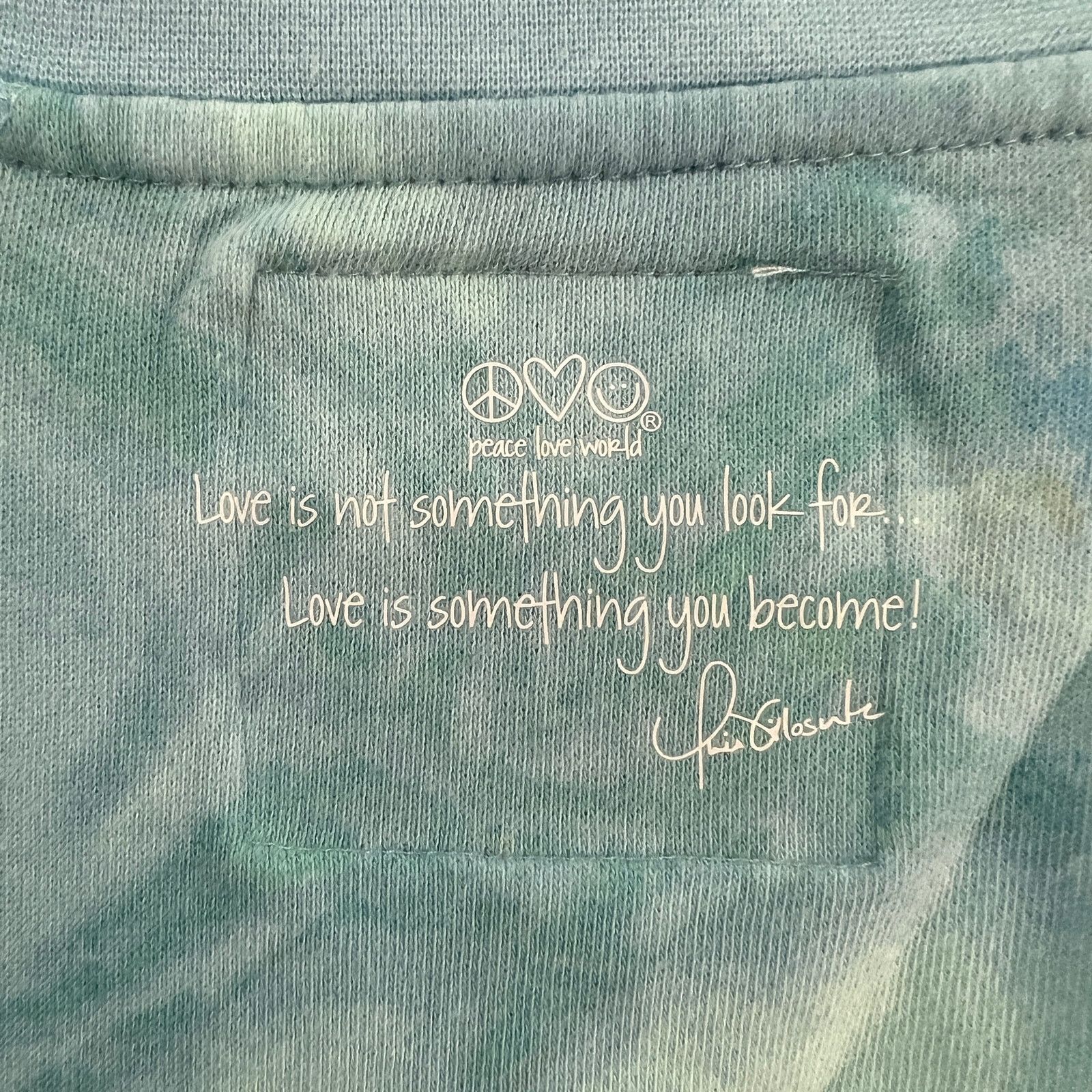 Other Peace Love World Crewneck Side Tie Pullover Aqua Size S / US 4 / IT 40 - 10 Thumbnail