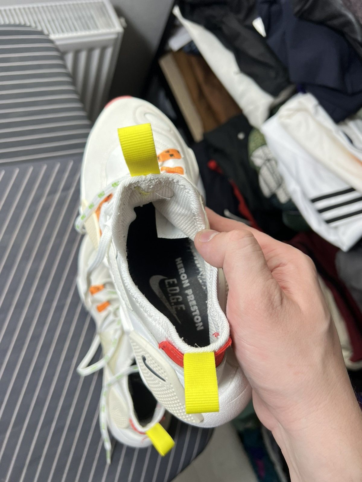 Heron Preston × Nike Nike x Heron Preston Huarache E.D.G.E. White Size US 7.5 Size US 7.5 / EU 40-41 - 11 Thumbnail