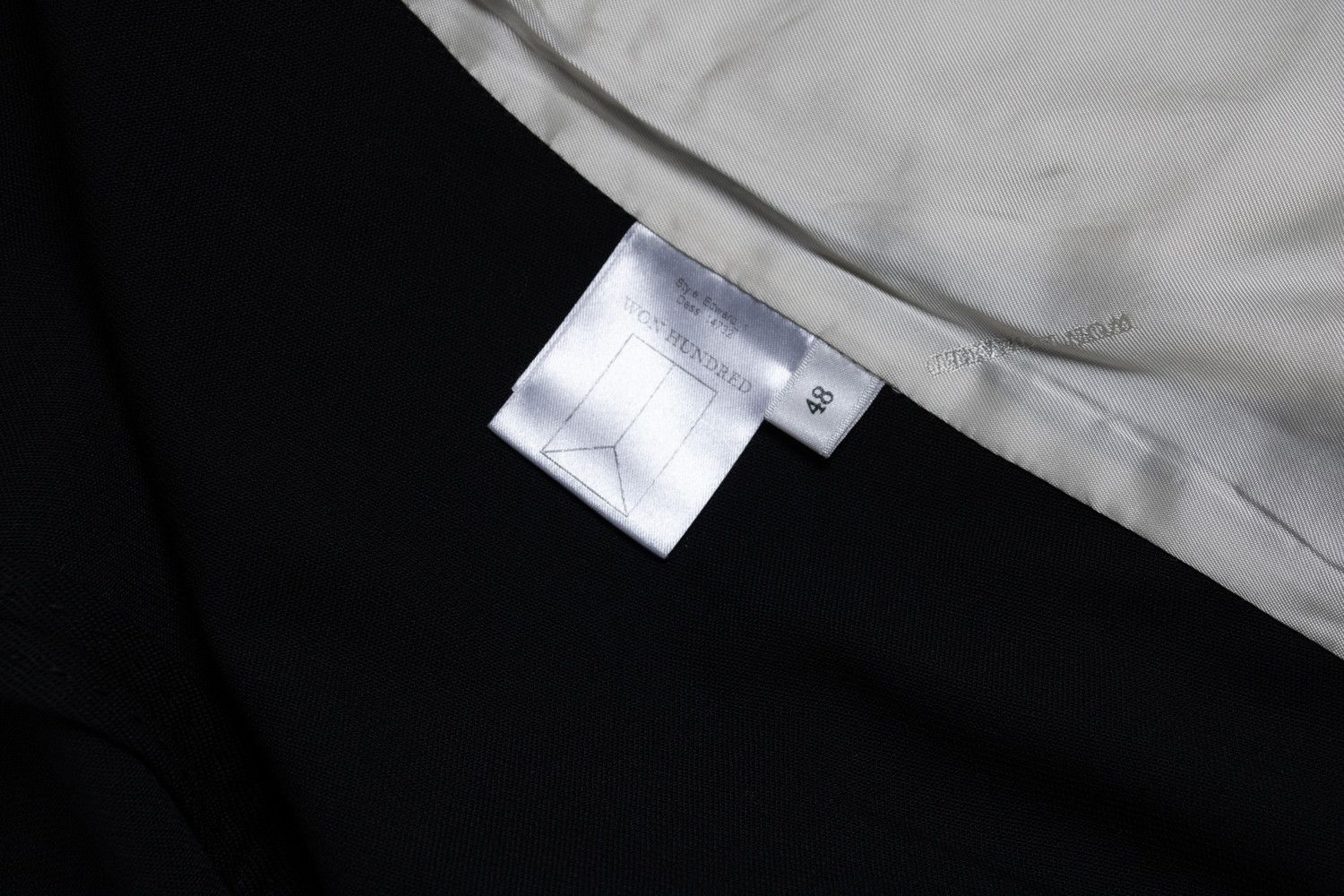 Won Hundred Won Hundred, black blazer Size 48R - 6 Thumbnail