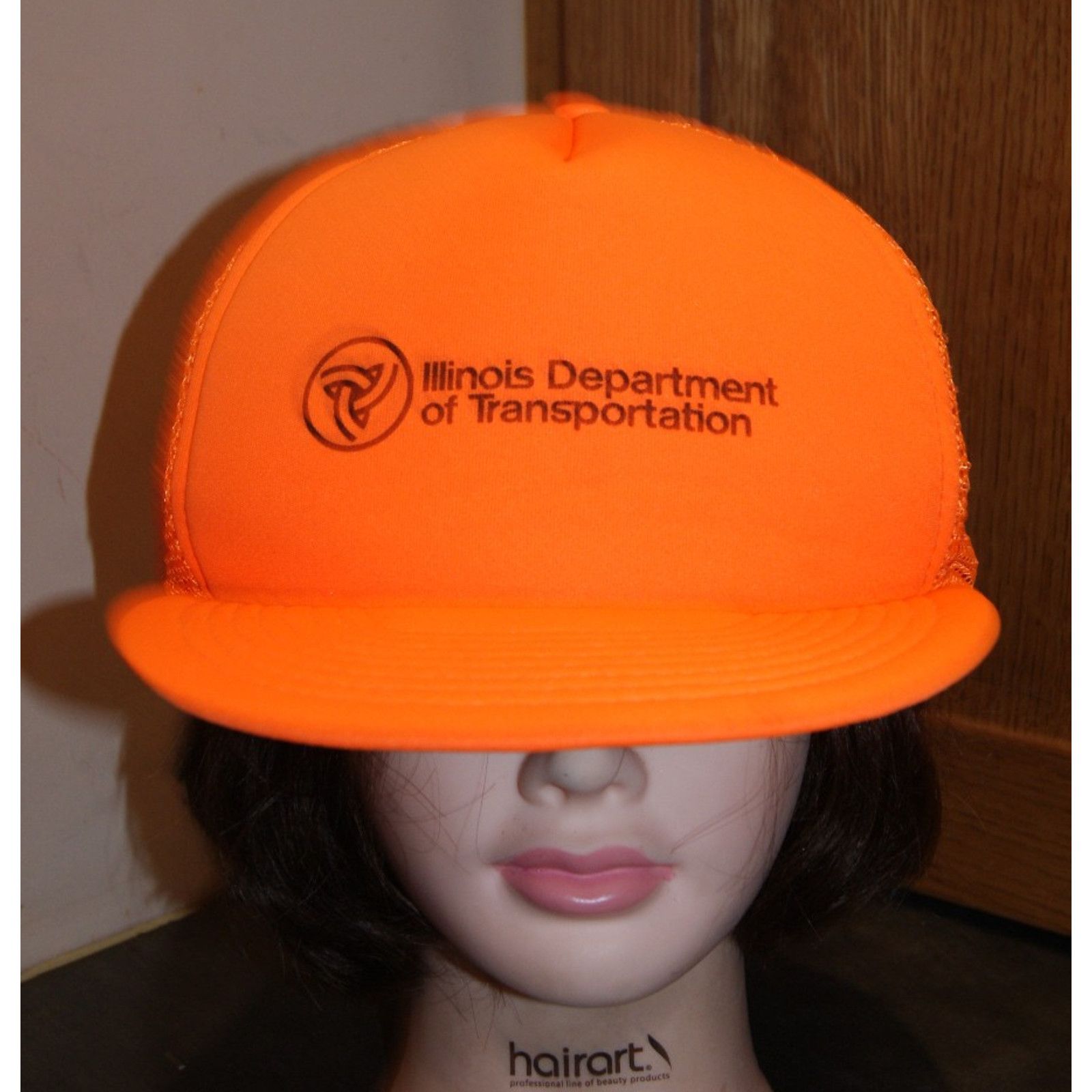 Vintage VTG ILLINOIS DEPARTMENT OF TRANSPORTATION Snap Trucker Hat Size ONE SIZE - 2 Thumbnail