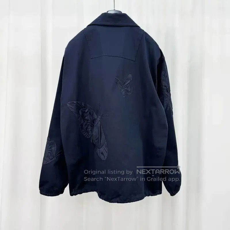 Valentino Valentino Embroidered Black Cotton Jacket for Men . Size US M / EU 48-50 / 2 - 2 Thumbnail