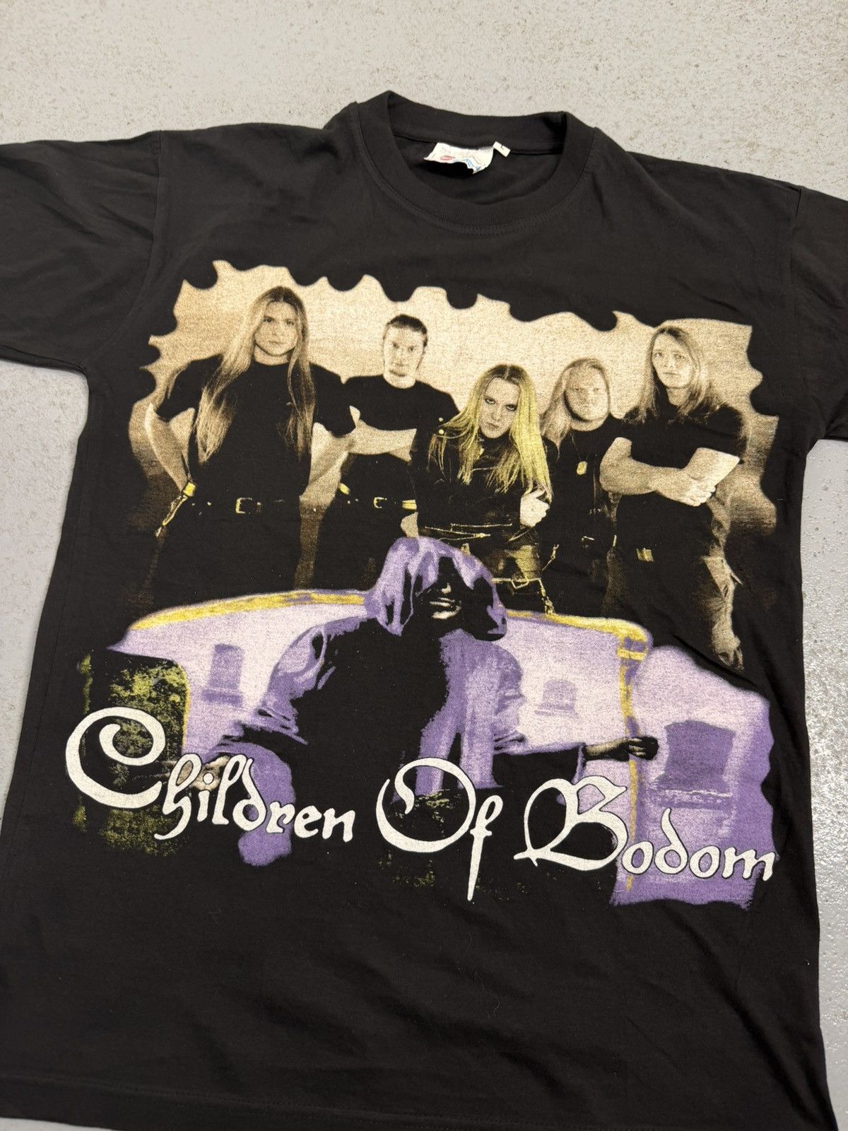Band Tees Vintage 00s Children Of Bodom Rock T-Shirt Size US L / EU 52-54 / 3 - 2 Thumbnail