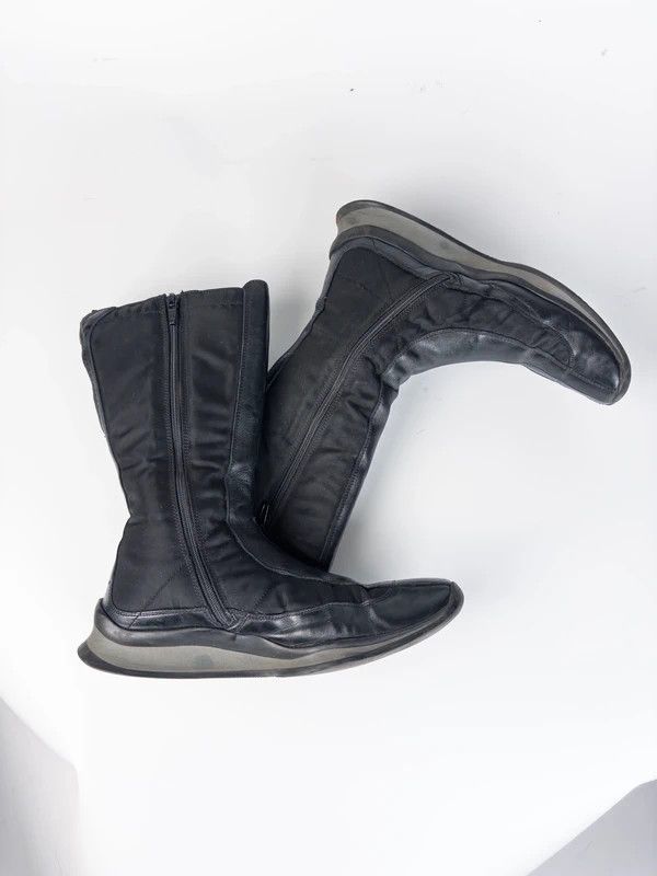 Prada 90s Prada Sport Leather Nylon Boots Sneakers Size US 7 / IT 37 - 4 Thumbnail
