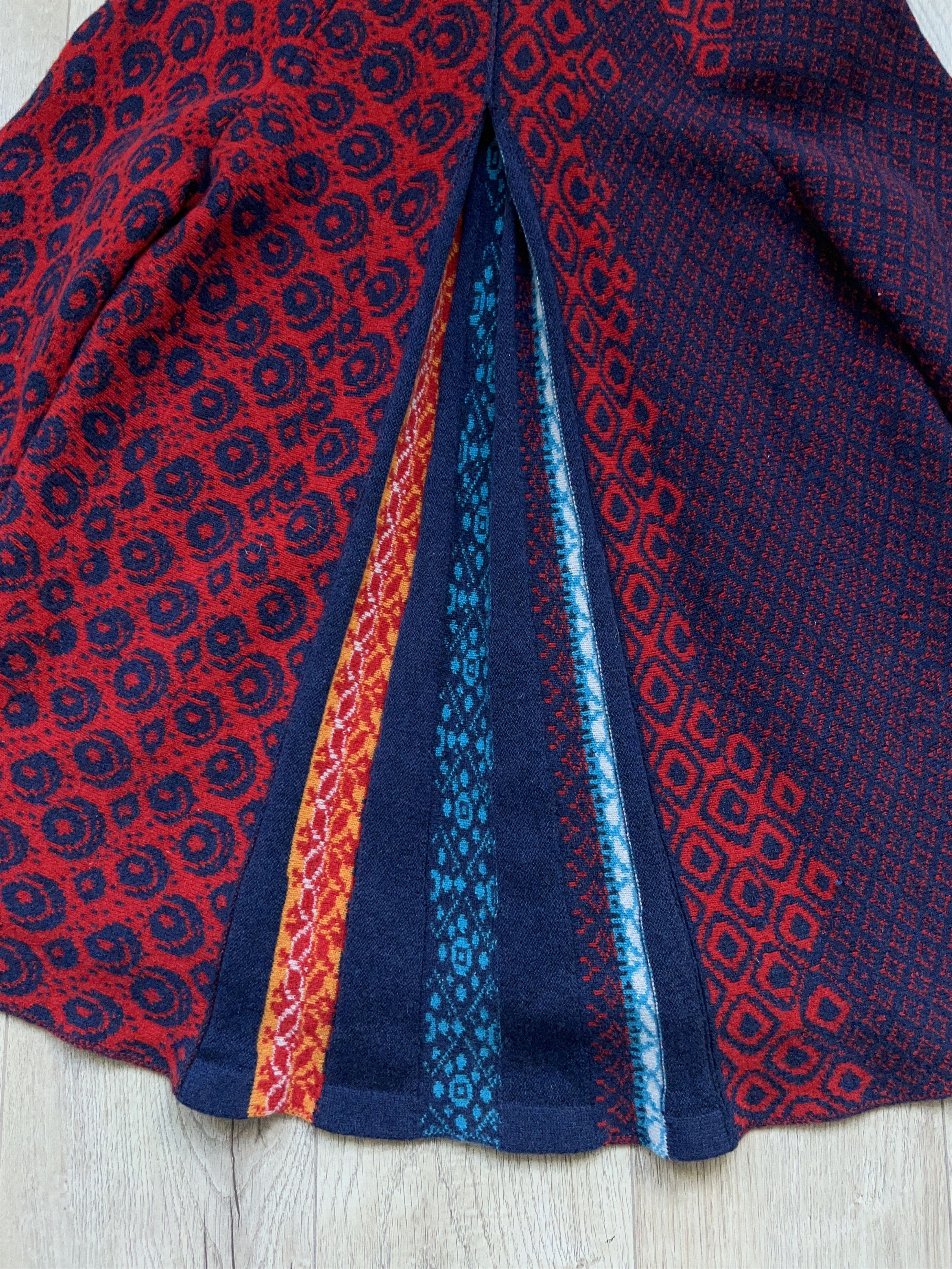 Traditional Weatherwear × Vintage Womens IVKO Colourful Jacket Cardigan Sweater Wool Geometric Size XS / US 0-2 / IT 36-38 - 16 Thumbnail