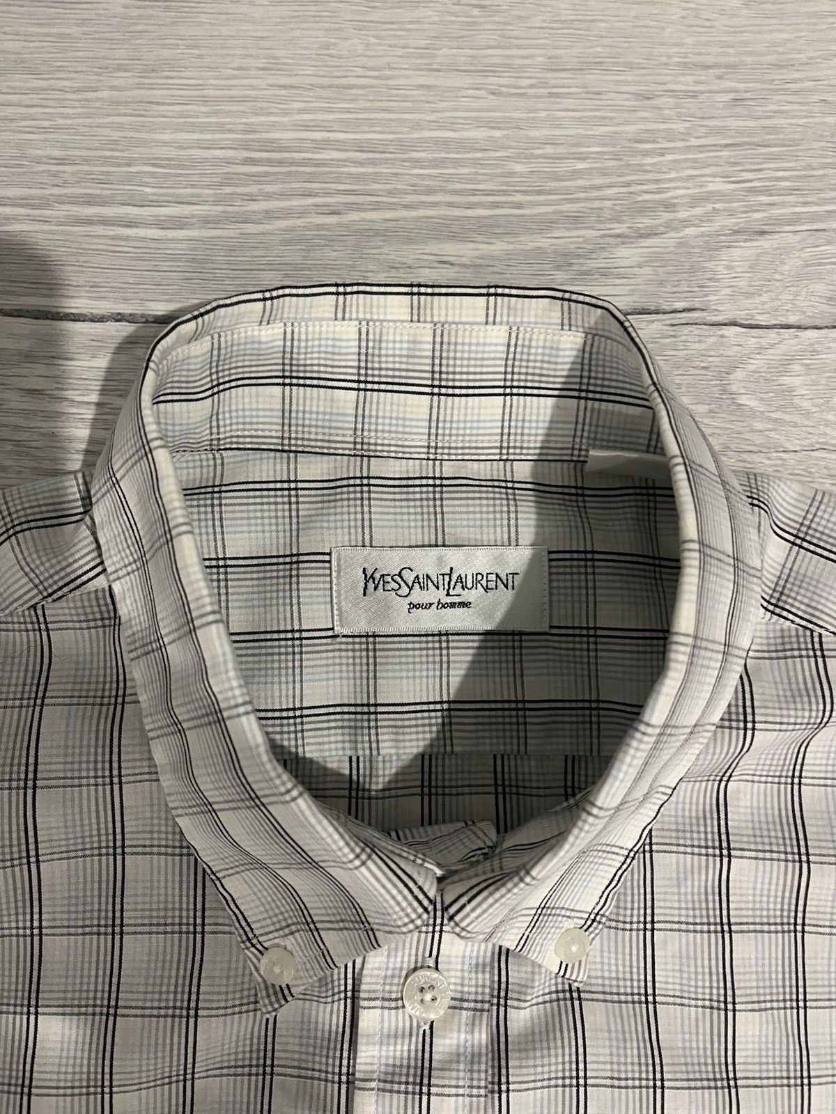 Yves Saint Laurent Yves Saint Laurent Shirt with logo Size US L / EU 52-54 / 3 - 4 Thumbnail