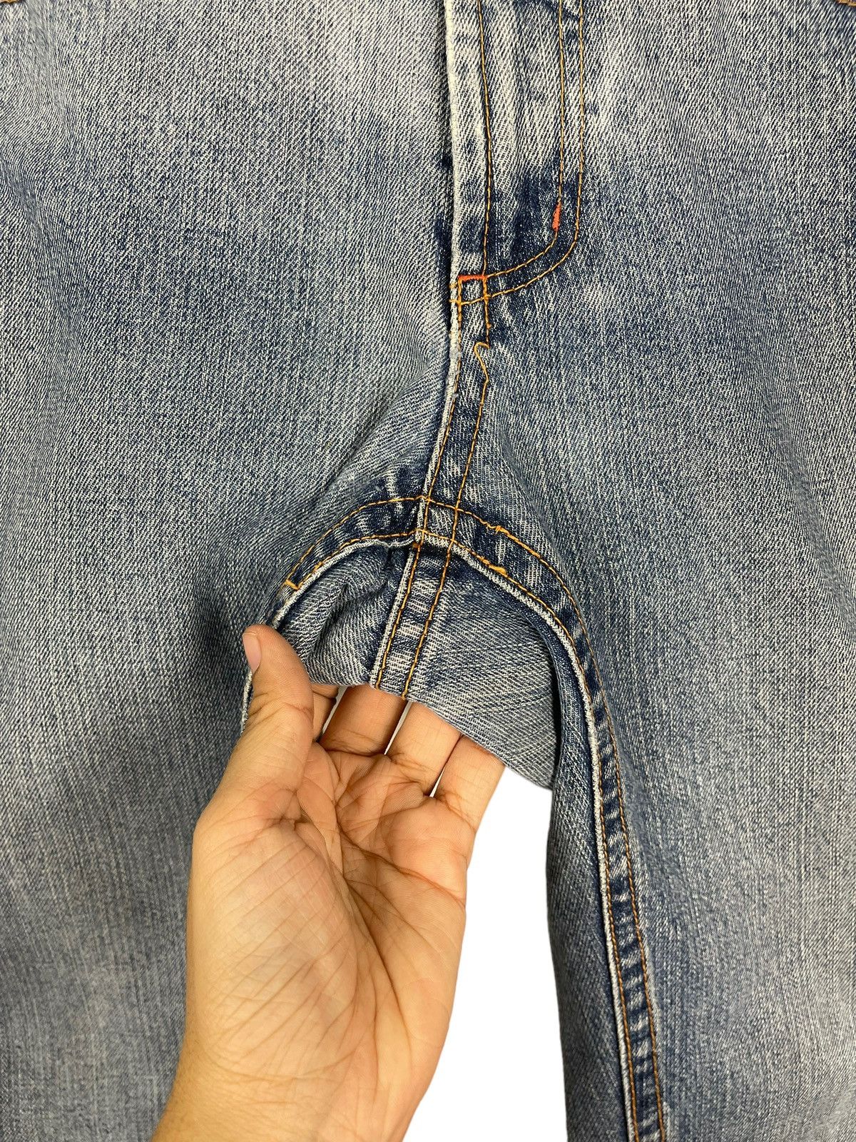Japanese Brand Meterbonwe Faded Blue Zipper Fly Jeans Size US 30 / EU 46 - 10 Thumbnail