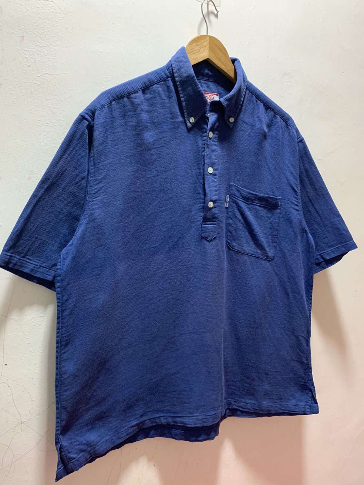 Other Vintage PEPSI Cola Blue Polo Shirt Big Size Size US L / EU 52-54 / 3 - 7 Thumbnail