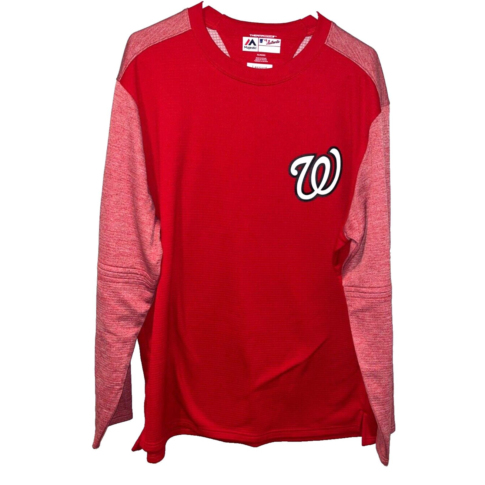 Majestic Washington Nationals Game Worn Majestic On-Field Pullover XL Size US XL / EU 56 / 4 - 9 Thumbnail