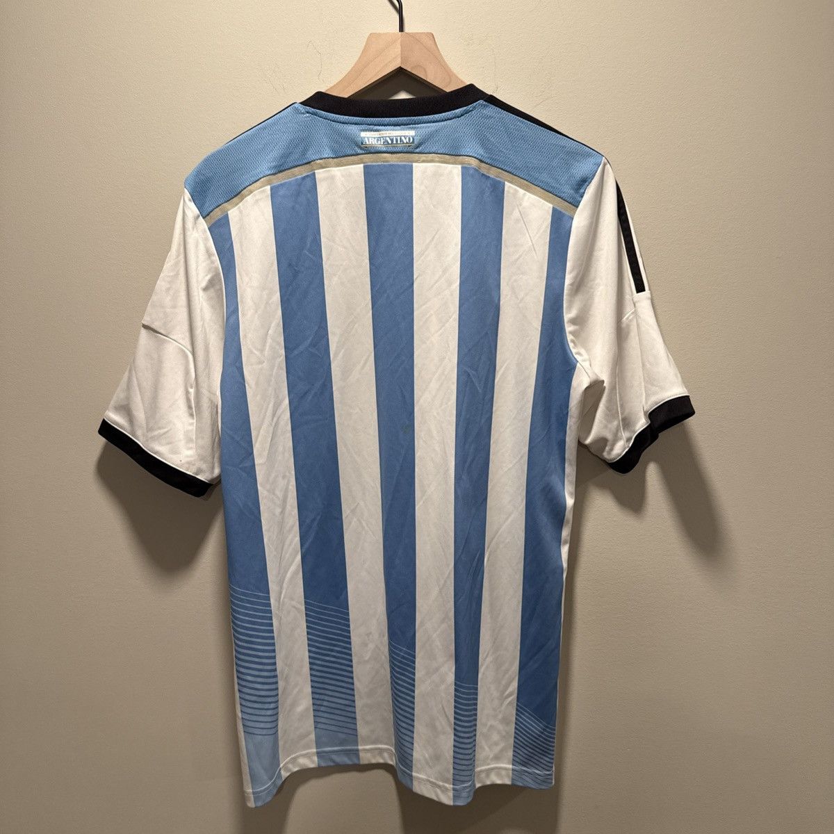 Other Adidas Argentina AFA 2013/15 Home Soccer Jersey Size L gold Size US L / EU 52-54 / 3 - 6 Thumbnail