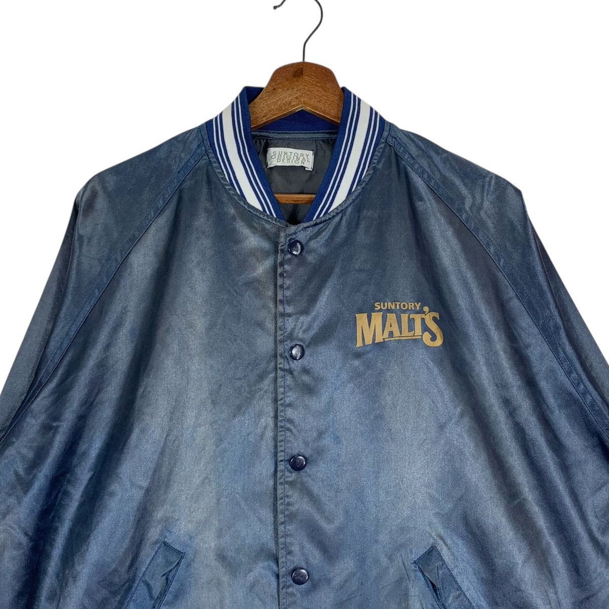 Japanese Brand Vintage Suntory Malt’s Original Design Bomber Jacket Size US M / EU 48-50 / 2 - 2 Thumbnail