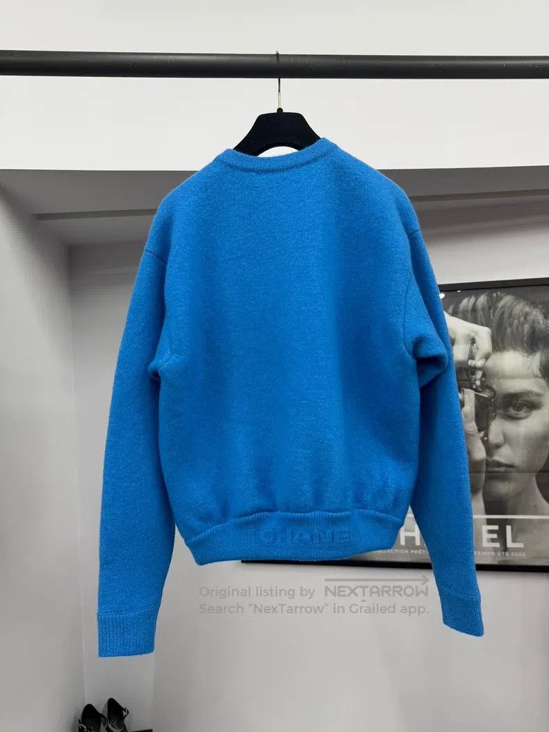 Chanel Chanel Blue woollen knitted cardigan coat Size XS / US 0-2 / IT 36-38 - 3 Thumbnail