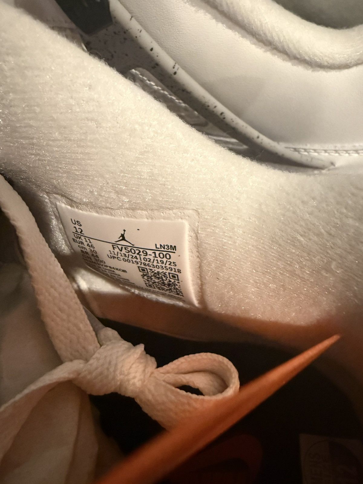Jordan Brand Air Jordan 4 Retro OG 2025 White Cement BRAND NEW Size 12 Size US 12 / EU 45 - 9 Thumbnail