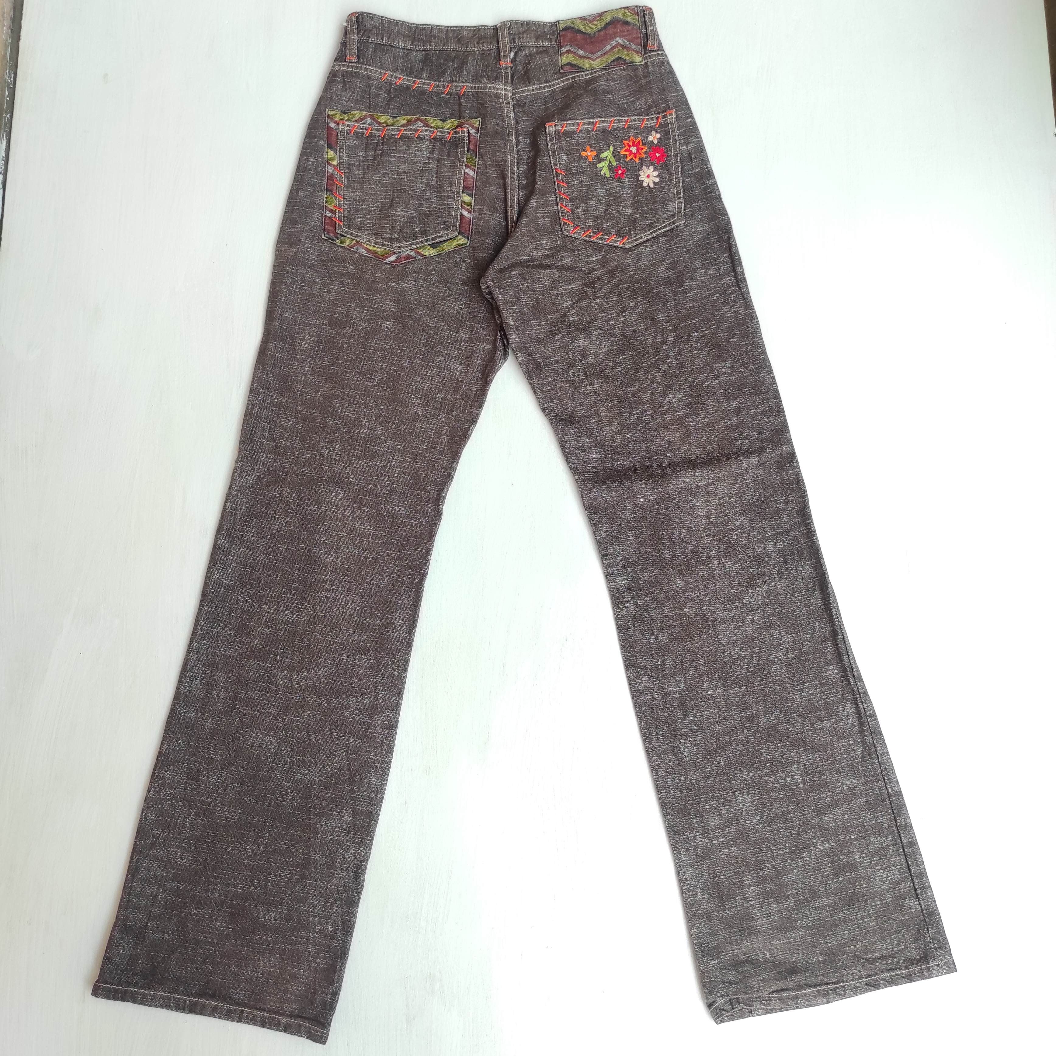 Beauty Beast Japanese Brand Wild Khakis Embroider Hand Stitching Jeans Size US 30 / EU 46 - 14 Thumbnail