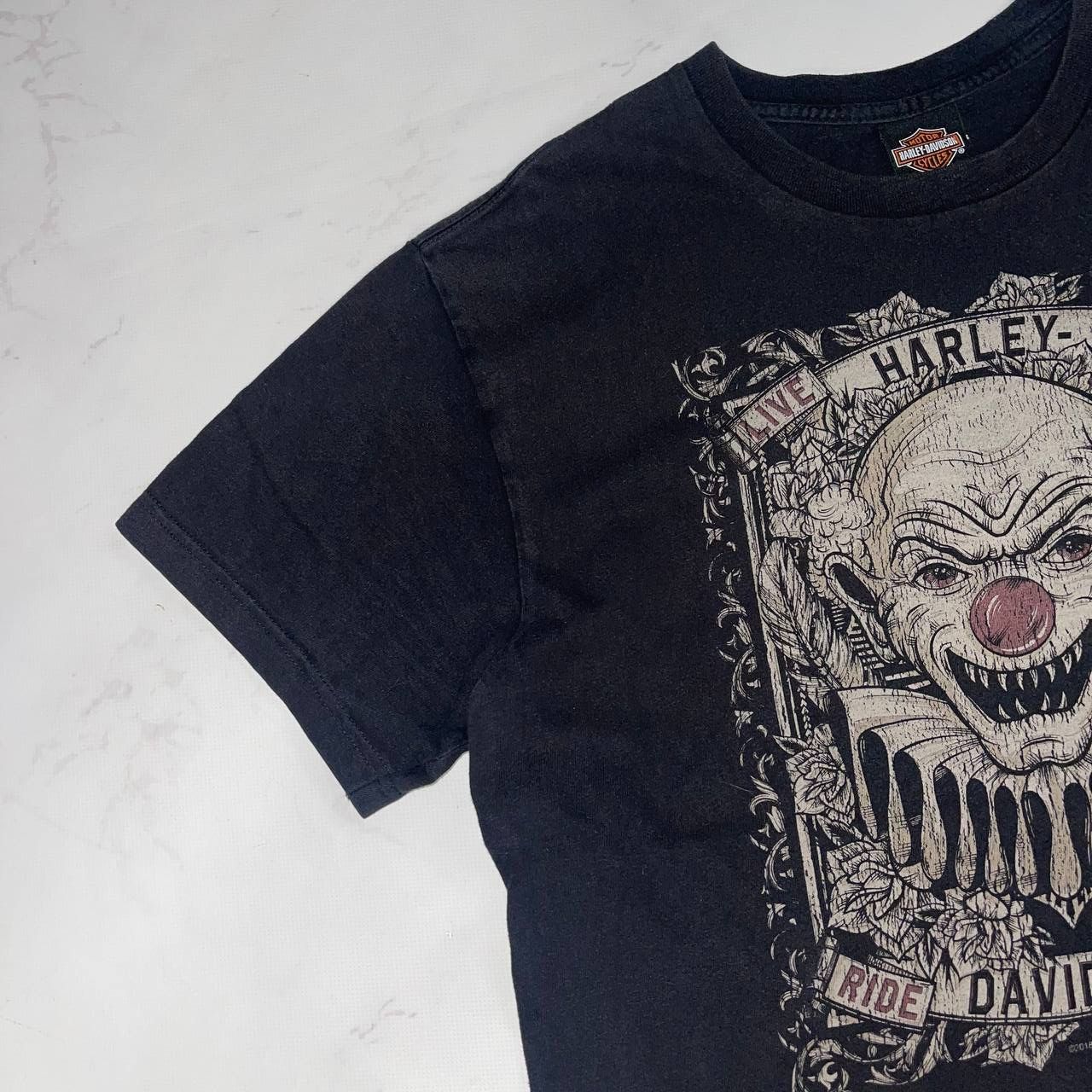 Harley Davidson Harley Davidson Evil Clown hirt Size L Black Motorcycle Size US L / EU 52-54 / 3 - 4 Thumbnail